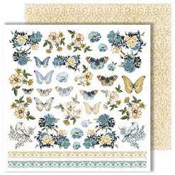 Бумага "Dreams come true. Butterfly" (DreamLight Studio) Бумага "Dreams come true. Butterfly" (DreamLight Studio)