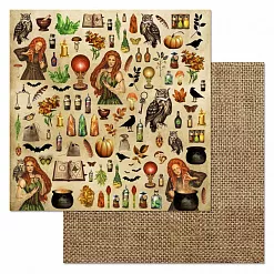 Бумага "Ворожея. Детали" (ScrapMania)