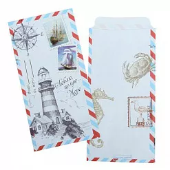 Конверт 17,6х8,8 см "Море" (АртУзор)