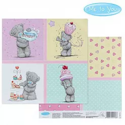 Бумага 15х15 см "Me to You. Время сладостей. Сладкий подарок" (АртУзор) Бумага 15х15 см "Me to You. Время сладостей. Сладкий подарок" (АртУзор)