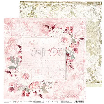 Бумага 30х30 см "A cordial invitation 6" (CraftO'clock)
