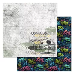 Бумага "Ребята с нашего двора. Дружеский матч" (ScrapMania)