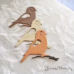 Нож "Девичья тайна. Птица", 4,3х5,3 см (ScrapMania)