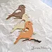 Нож "Девичья тайна. Птица", 4,3х5,3 см (ScrapMania)