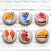 Набор фишек "Пироженое-мороженое" (ScrapMania)