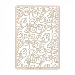 Украшение из чипборда "Ажур" (Mr.Painter)