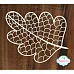 Украшение из чипборда "Волшебный листик 6" (Chipboards) Украшение из чипборда "Волшебный листик 6" (Chipboards)