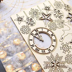 Чипборд "Фономикс. Новогодний. Олень. Новый год", 12х15 см (ScrapMania)