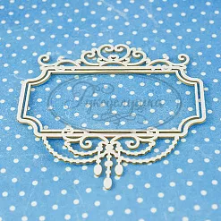 Украшение из чипборда "Цветочная. Рамка 6" (Рукоделушка) Украшение из чипборда "Цветочная. Рамка 6" (Рукоделушка)