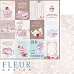 Набор бумаги 15х15 см "Зефир", 24 листа (Fleur-design)
