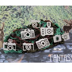 Набор украшений из чипборда "Фотоаппараты" (Fantasy)