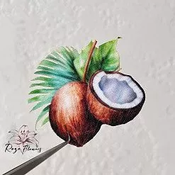 Набор высечек из ткани "Тропический вкус", 18 шт (RozeFlowers)
