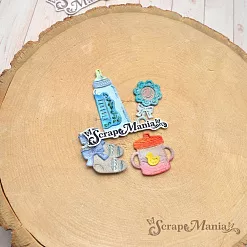 Нож "Детство. Милые вещички", 1,8х4,5 см (ScrapMania)