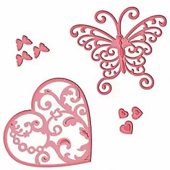 Набор ножей для вырубки "Трепещущая любовь" (Spellbinders) Набор ножей для вырубки "Трепещущая любовь" (Spellbinders)