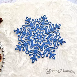 Нож "Снежинка большая 2", 8х8 см (ScrapMania)