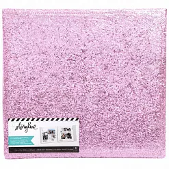 Альбом 30х30 см "Pink glitter" (Heidi Swapp)