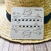 Чипборд "Путешествия. Бордюры", 8х4 см (Белый кот)