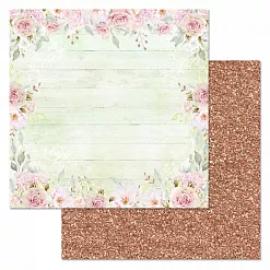 Набор бумаги 30,5х30,5 см "Свадебный букет", 12 листов (ScrapMania)