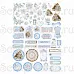 Набор высечек из бумаги "Родной дом", 60 шт (ScrapMania)