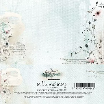 Набор бумаги 15х15 см "In The Morning", 24 листа (Alchemy of Art)