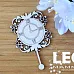 Украшение из чипборда "Часы с маятником" (LeoMammy)