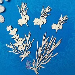 Чипборд "Прованс", 5х8,5 см (Scrapiki)