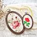 Нож "Пяльцы. Овальные с розой", 6,5х11 см (ScrapMania)