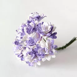 Букет астр "Сиреневый с белым", 10 шт (Craft)