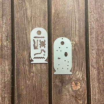 Нож "Картуш", 2,5х5,2 см (Scrapman)