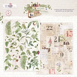 Набор бумаги А5 "Botany journal. Для вырезания", 18 листов (DreamLight Studio)