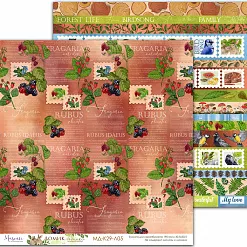 Набор бумаги 30х30 см "Домик лесника. Основной", 6 листов (Muscari)