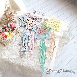 Нож "Воздушные шары. Звезда", 5,9х13,8 см (ScrapMania)