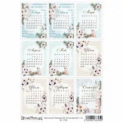 Скрап-карта А4 "Календарь 2020. Этника новогодняя" (ScrapMania)