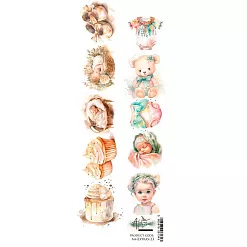 Бумага 6х30 см "Baby. Для вырезания" (Alchemy of Art)