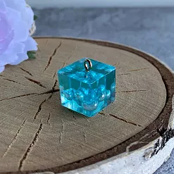 Миниатюра "Куб с жемчугом. Голубой", 1 шт (Китай)