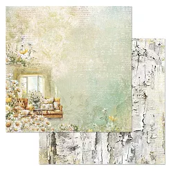 Набор бумаги 30,5х30,5 см "Сезон ромашек", 12 листов (ScrapMania)