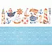 Лист с картинками 10х30 см "Морячок. Кораблики" (ScrapMania)