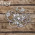 Чипборд "Воздушный цветок 2268" (Fantasy)