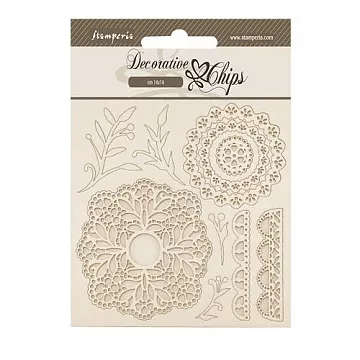 Чипборд "Timeless. Lace", 14х14 см (Stamperia) Чипборд "Timeless. Lace", 14х14 см (Stamperia)