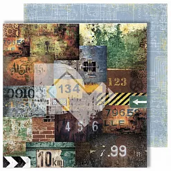 Набор бумаги 30х30 см "Время впечатлений", 12 листов (DreamLight Studio)