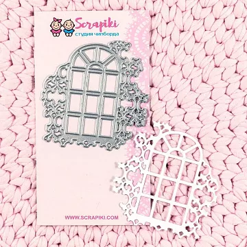 Нож "Окно", 7х7,2 см (Scrapiki) Нож "Окно", 7х7,2 см (Scrapiki)