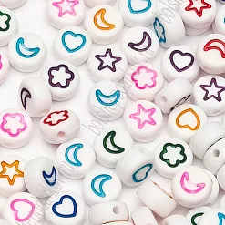 Набор бусин "Ассорти. Разноцветное", 7 мм, 70 шт