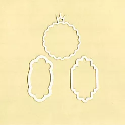 Набор украшений из чипборда "Рамки 22" (Salvadorica)