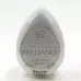 Подушечка чернильная пигментная "капля" Brilliance, размер 32х50мм, цвет ночной черный