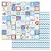 Набор бумаги 30,5х30,5 см "Морячок", 12 листов (ScrapMania)
