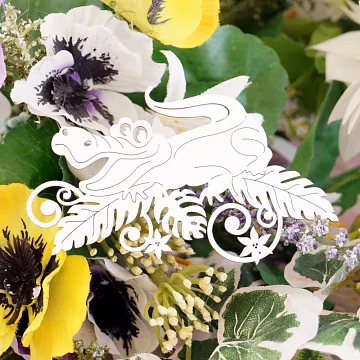 Чипборд "Крокодил", 8,4х5,3 см (LeoMammy)