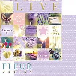 Бумага "Pretty violet. Надписи" (Fleur-design) Бумага "Pretty violet. Надписи" (Fleur-design)