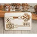 Набор украшений из чипборда "Ключи" (ScrapBox)