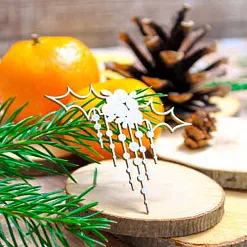 Украшение из чипборда "Омела" (WoodHome)