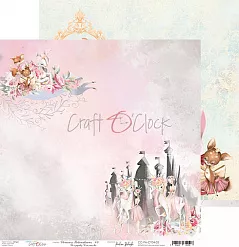 Набор бумаги 30х30 см "Princess adventures", 6 листов (CraftO'clock)